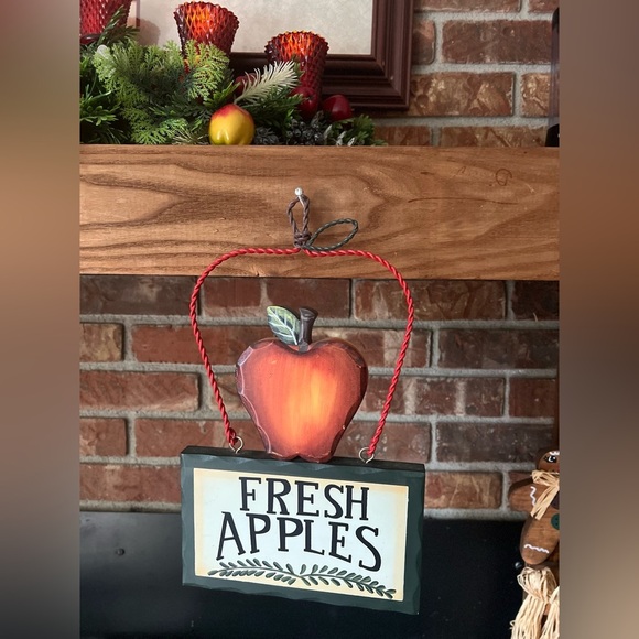 Vintage Rustic Decor Wooden
APPLES Wooden Hanging Sign
Country Farmhouse 13" - Picture 4 of 8